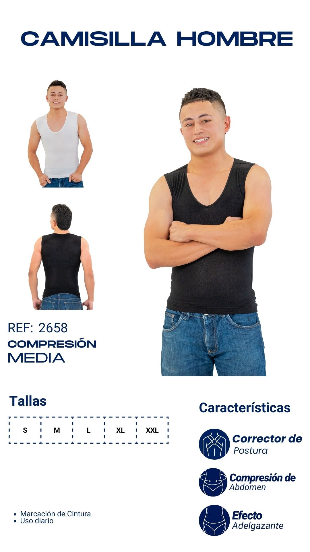 CHALECO DE COMPRESIÓN